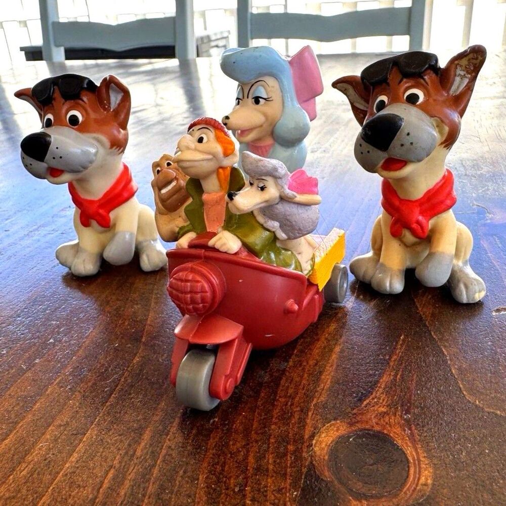 Puppet Toy Lot Vintage 1988 Disney Oliver & Company Burger King